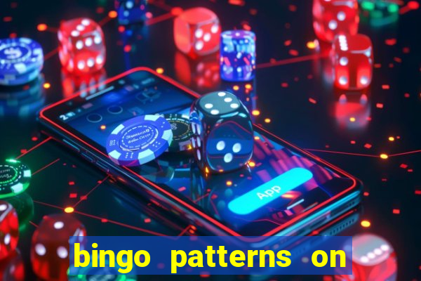 bingo patterns on slot machines