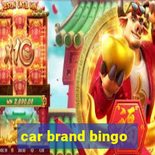 car brand bingo