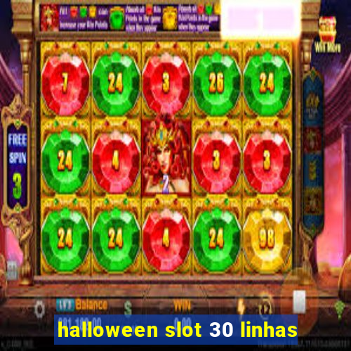 halloween slot 30 linhas