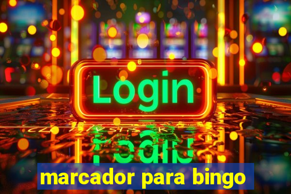 marcador para bingo