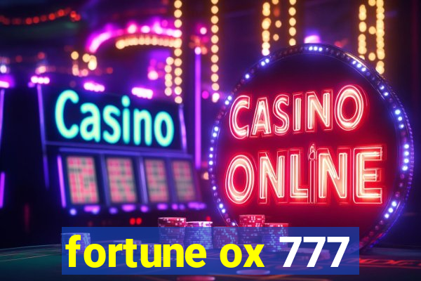 fortune ox 777