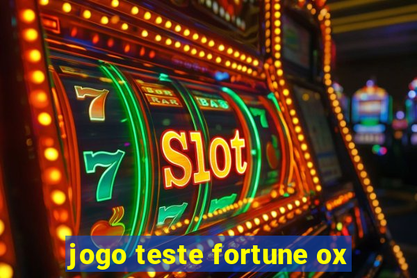 jogo teste fortune ox