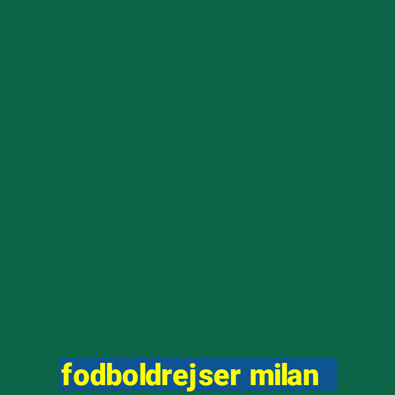 fodboldrejser milan