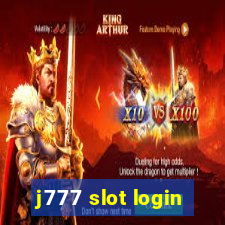 j777 slot login