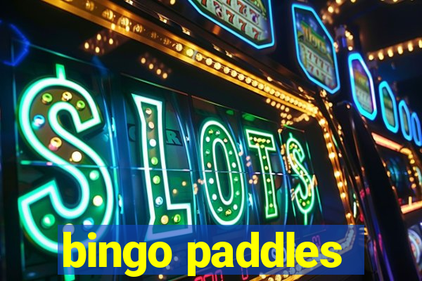 bingo paddles