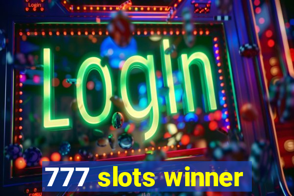 777 slots winner