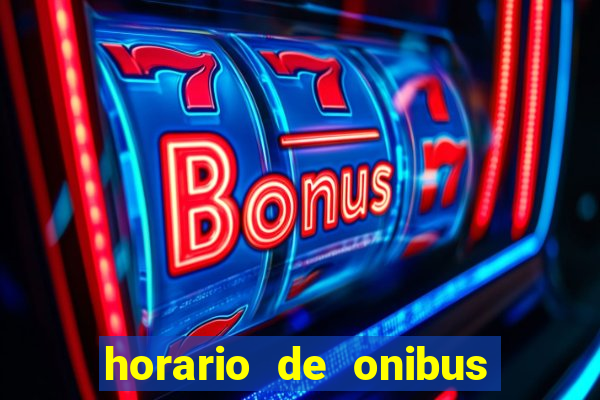 horario de onibus nova palhoça