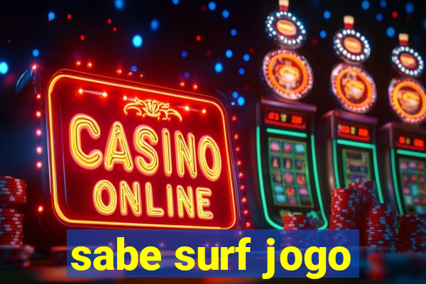 sabe surf jogo