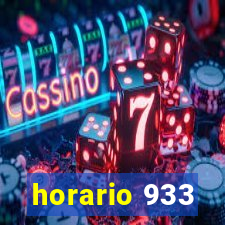 horario 933