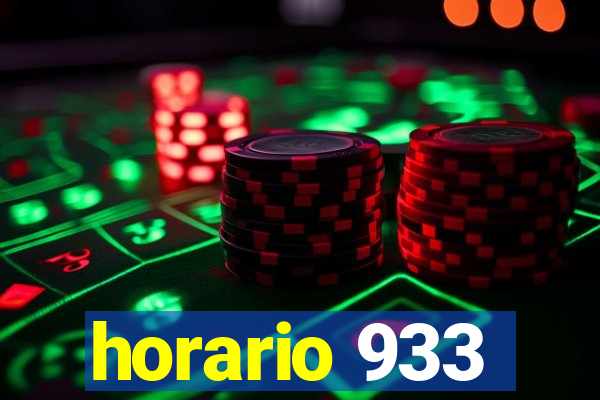 horario 933