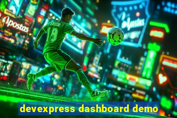 devexpress dashboard demo