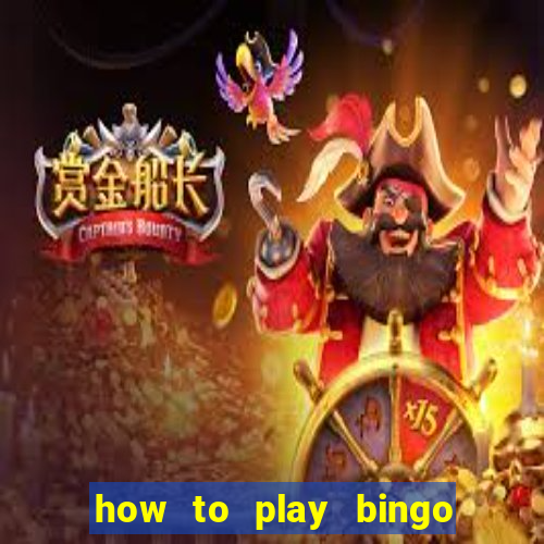 how to play bingo for money