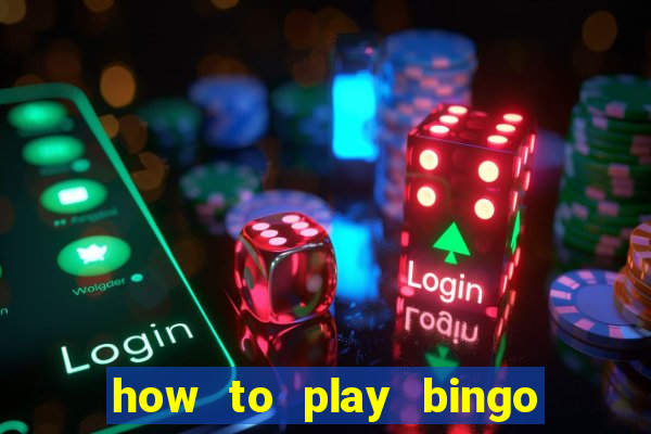 how to play bingo for money