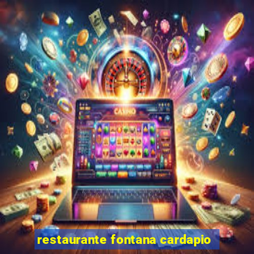 restaurante fontana cardapio