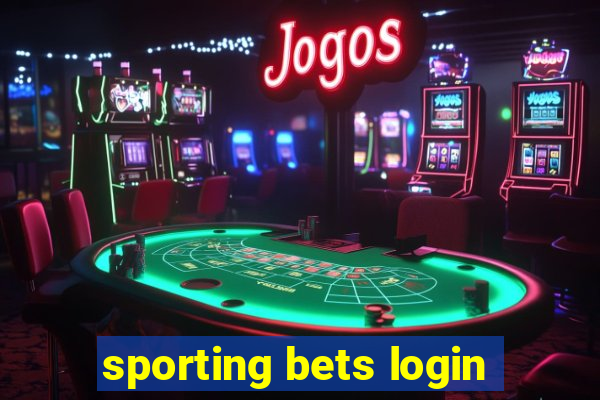 sporting bets login