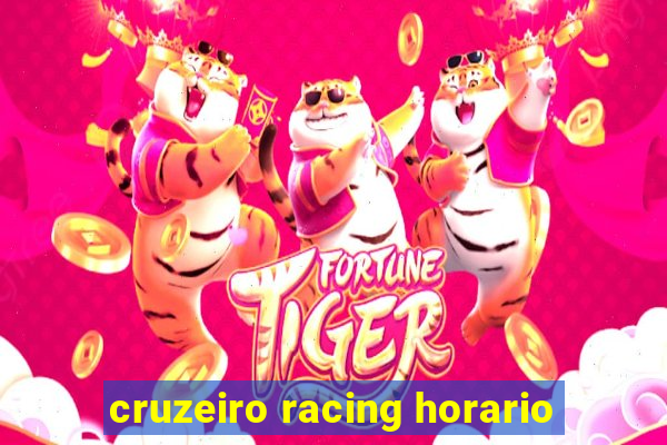 cruzeiro racing horario