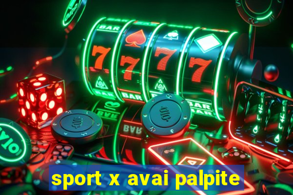 sport x avai palpite