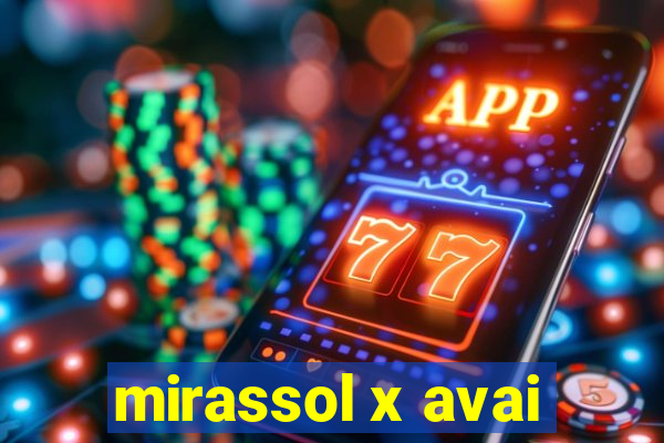 mirassol x avai