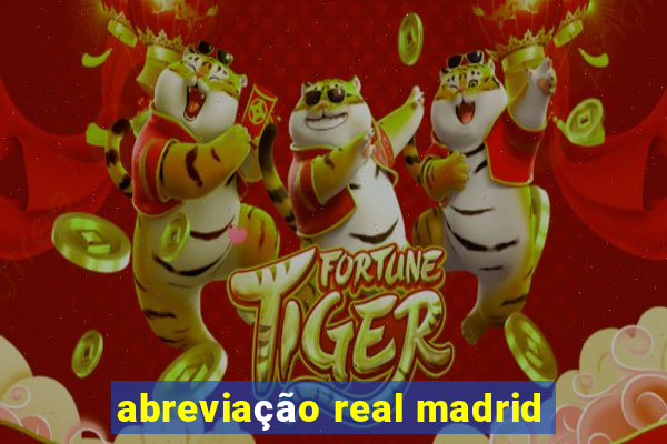 abreviação real madrid