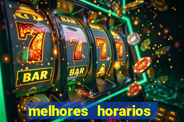 melhores horarios pagantes fortune tiger