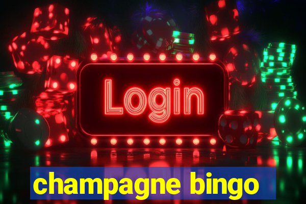 champagne bingo