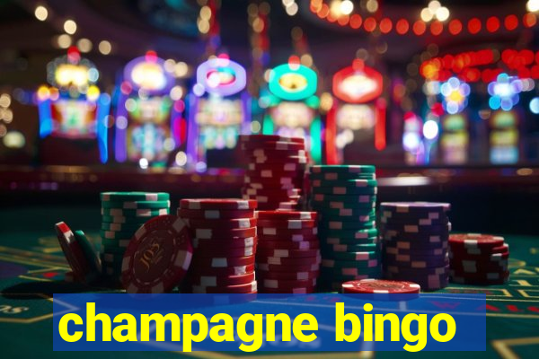 champagne bingo