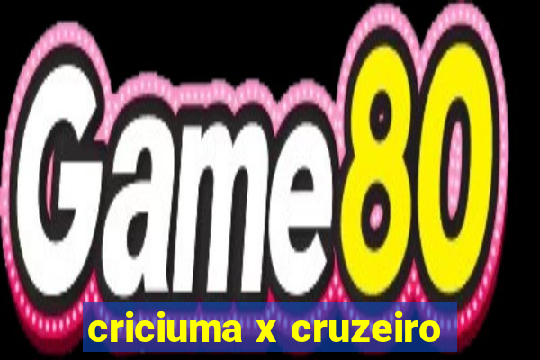 criciuma x cruzeiro