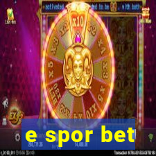 e spor bet