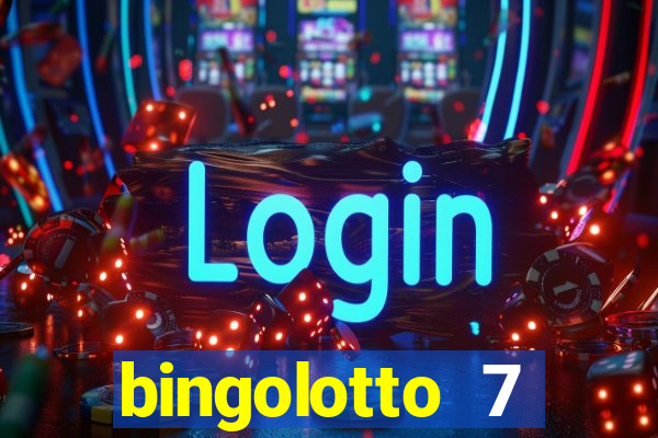 bingolotto 7 januari 2024