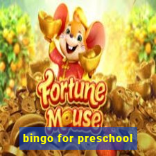 bingo for preschool