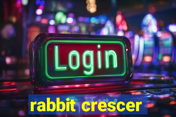 rabbit crescer