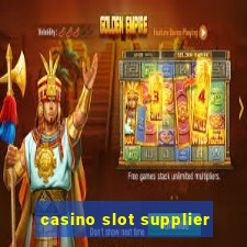 casino slot supplier