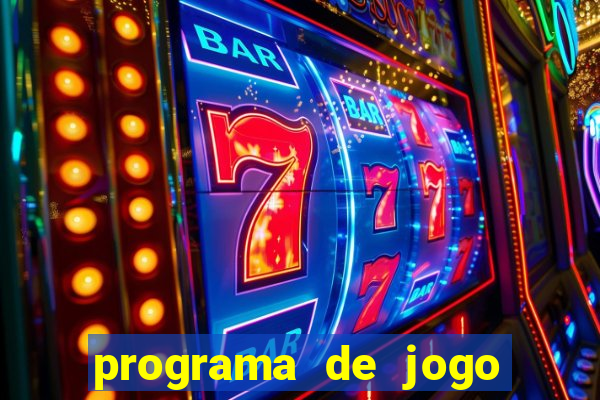 programa de jogo de futebol