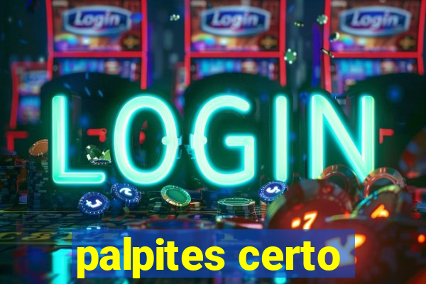 palpites certo