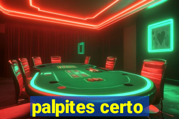 palpites certo