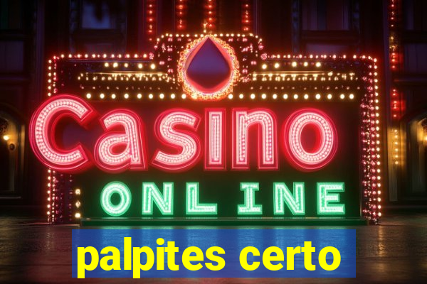 palpites certo