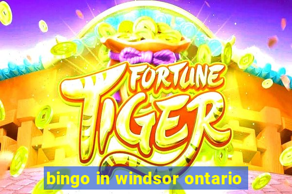 bingo in windsor ontario