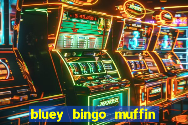 bluey bingo muffin and socks