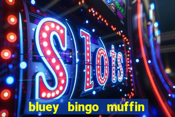 bluey bingo muffin and socks