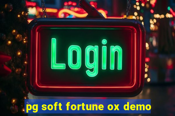 pg soft fortune ox demo