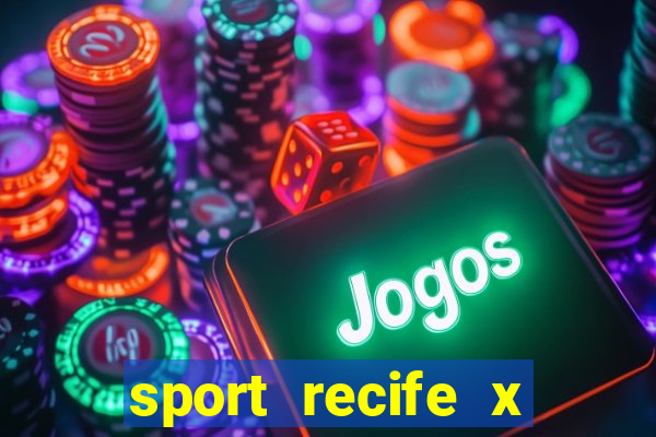 sport recife x america mg