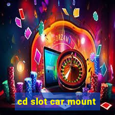 cd slot car mount