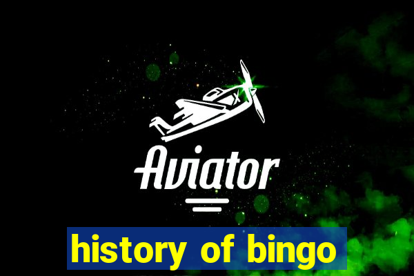 history of bingo