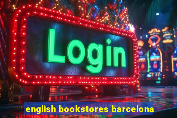 english bookstores barcelona