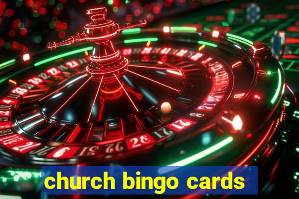 church bingo cards