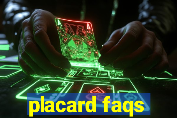 placard faqs