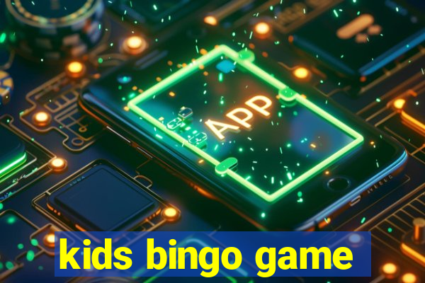 kids bingo game