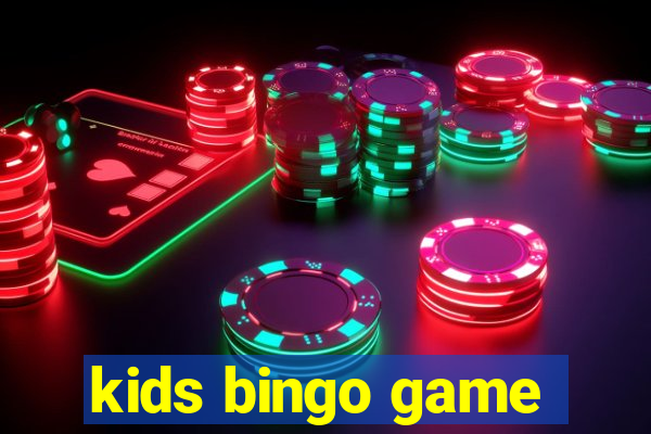 kids bingo game