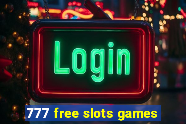 777 free slots games