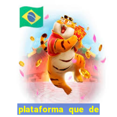 plataforma que de b么nus no cadastro